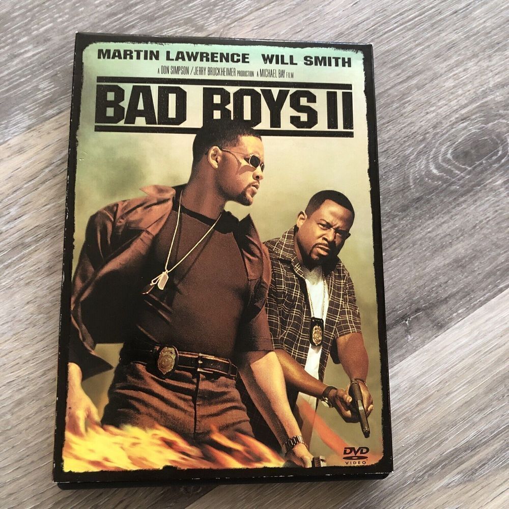 *BAD BOYS II DVD, STARRING MARTIN LAWRENCE & WILL SMITH, RATED R FILM.